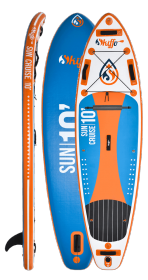 SKIFFO Sun Cruise 10'x32''x5'' nafukovací paddleboard s poutky na kajakové sedátko