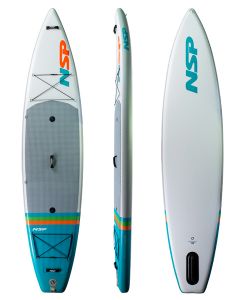 NSP O2 Touring FS 12'6''x32''x6'' prémiový nafukovací paddleboard na výlety pro muže