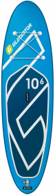 GLADIATOR Blue 10'6''x32''x5'' nafukovací paddleboard se sklolaminátovým pádlem