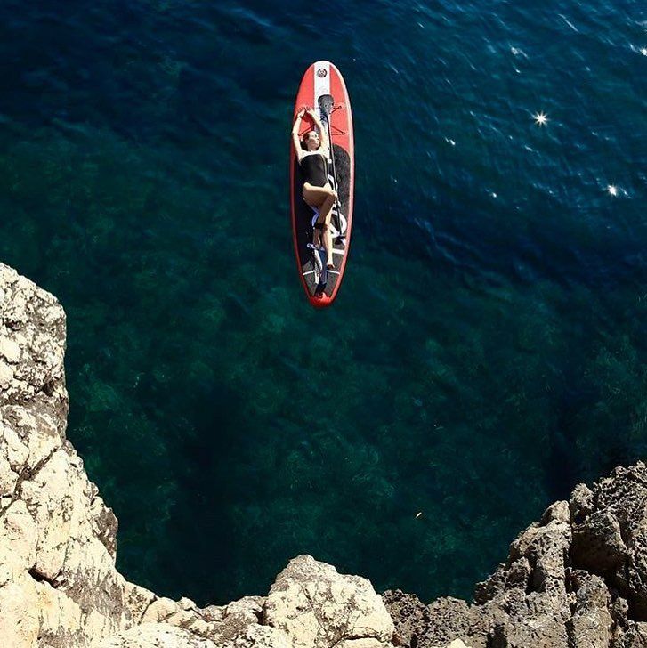 Lozen_na moři na paddleboardu