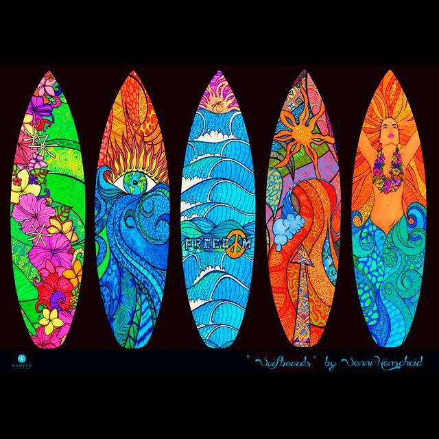 Sonni Hönscheid art you can ride surfboards