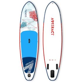 ABSTRACT CORAL 10'6''x32''x6'' lehký paddleboard s pádlem a leash