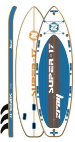 Z-RAY Super 17 17'x60''x8'' nafukovací paddleboard pro 6-8 lidí