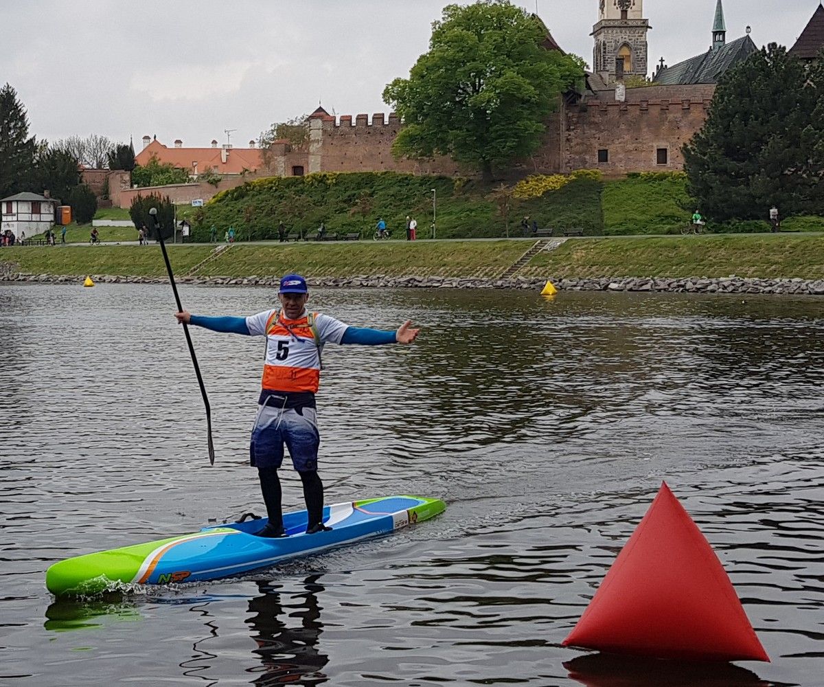 Petr Cemper dojezd do cíle technical race Nymburk