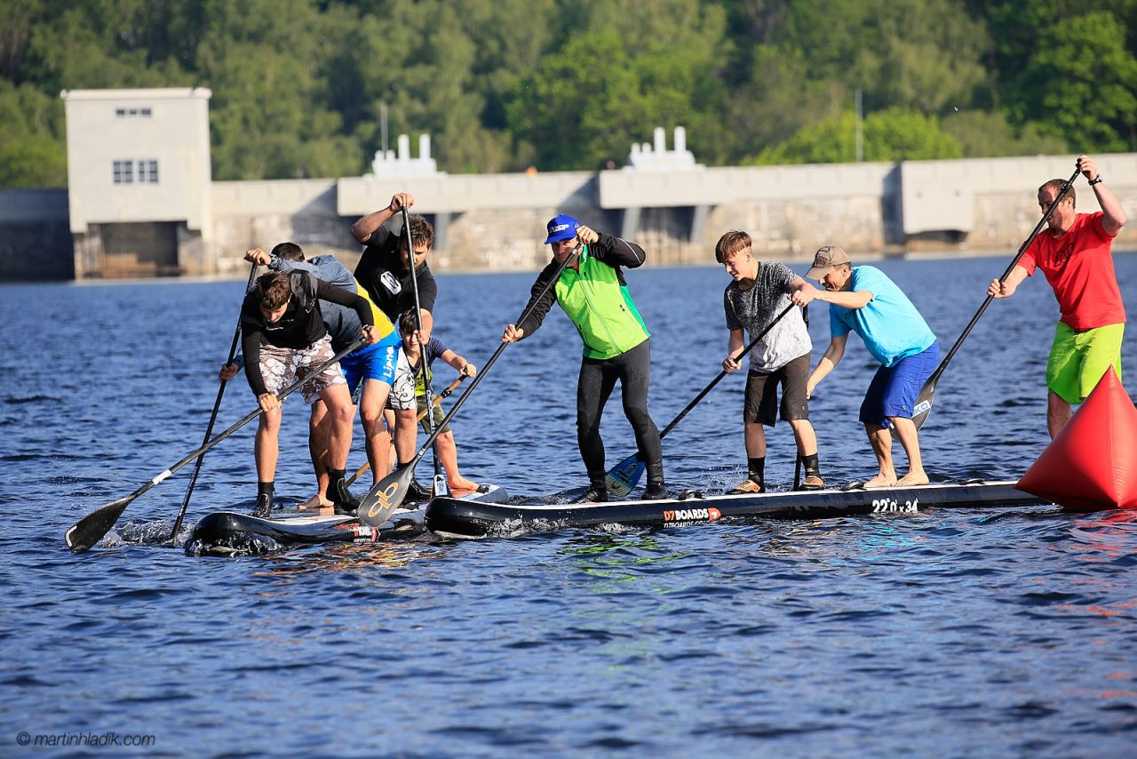 týmové paddleboardy závodění_ČP Seč na boji