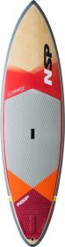 NSP DC Surf X 8'10''x28''x4,25'' prémiový dobře ovladatelný paddleboard na surfování s bambusovým designem