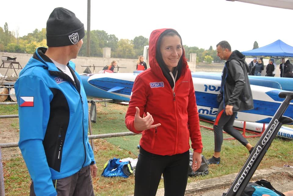 první česká výprava na maďarský závod I Danube SUP Cup