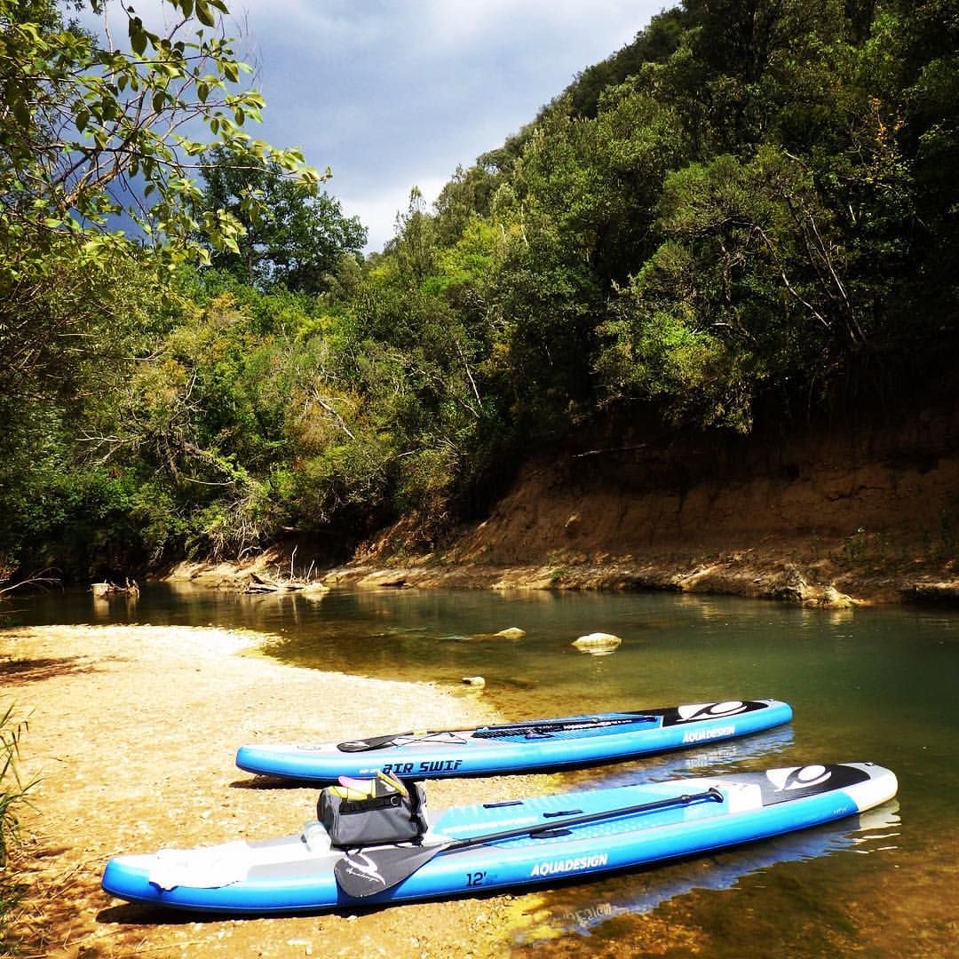 Aquadesign výlet na paddleboardech po řece