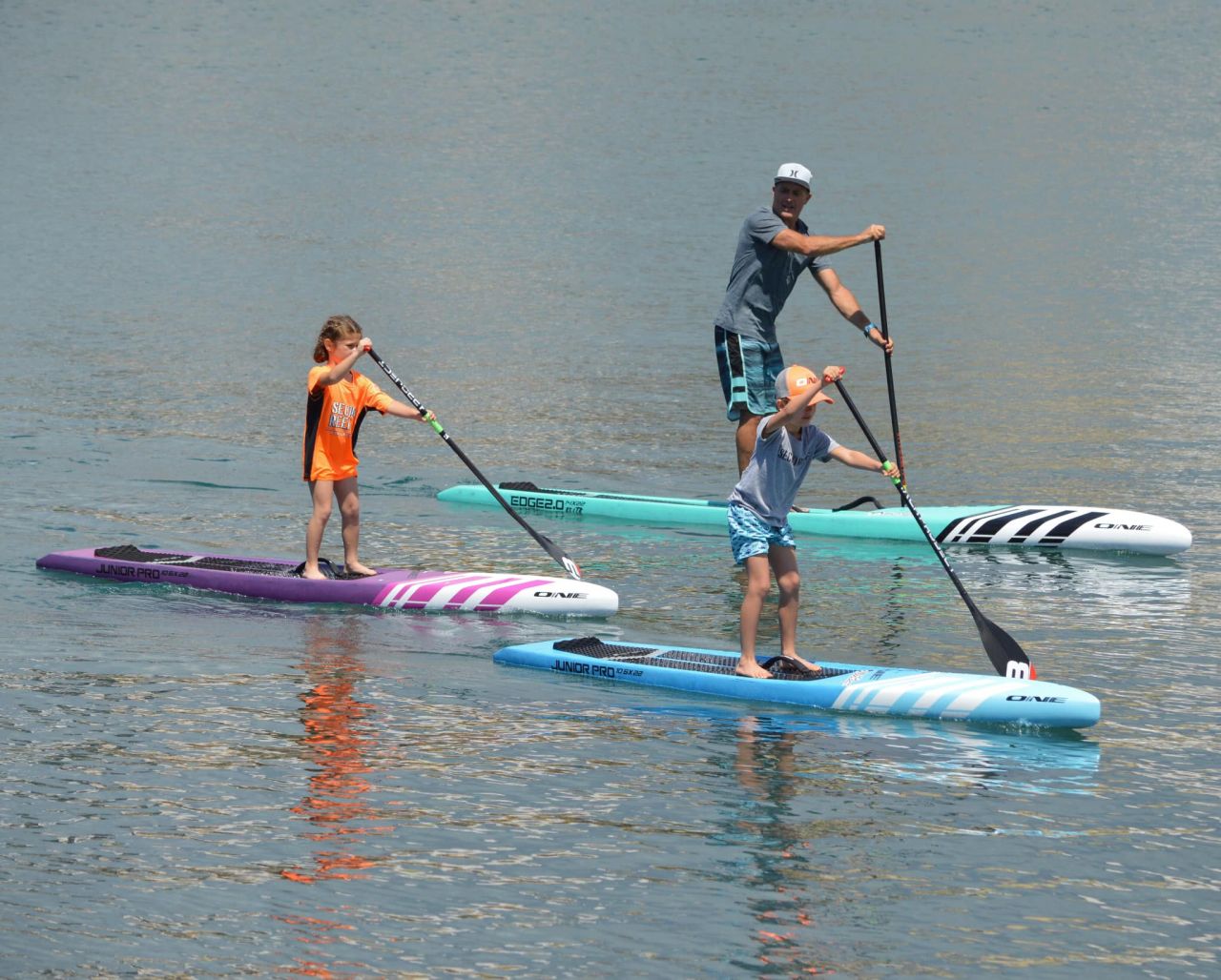 Secoond Reef_ vyjížďka s trenérem na paddleboardech