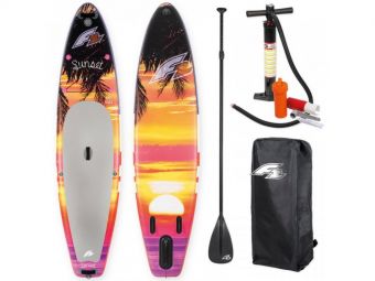 F2 Sunset 10'5''x32''x6'' nafukovací paddleboard s carbonovým pádlem