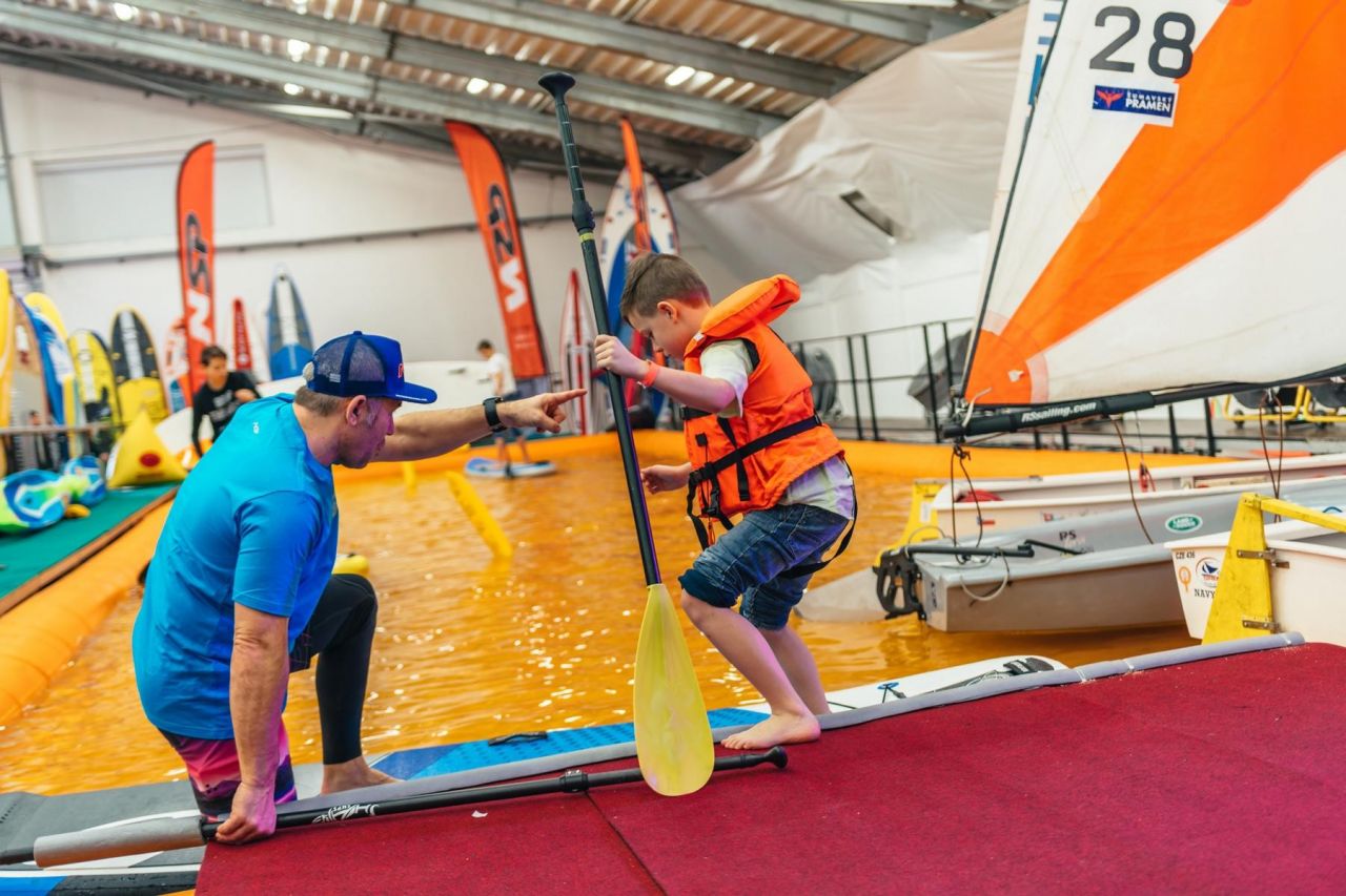 workshopy jízdy na stand up paddle FOR BOAT