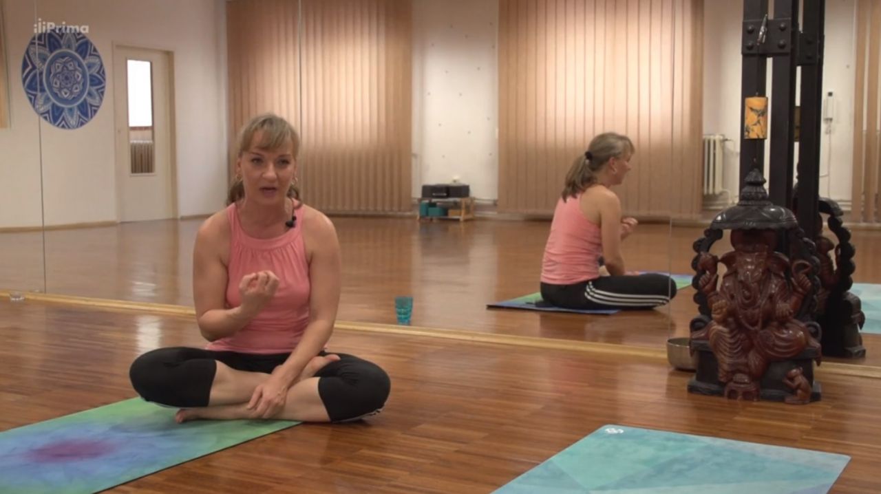 Paddleboard jóga tv prima Pogodová Sandra