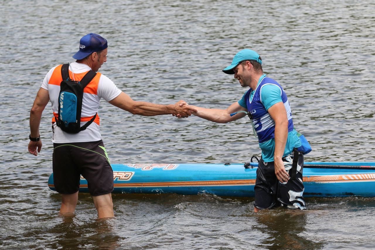 Kiboko paddleboard fest po závodě soupeři