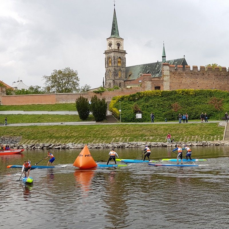 1 ČP Nymburk_pod hradbami otočka SUP sprint