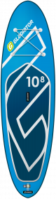 GLADIATOR Blue 10'8''x34''x6'' větší nafukovací paddleboard se sklolaminátovým pádlem
